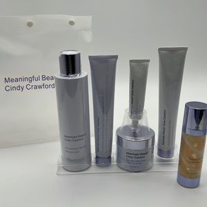 Meaningful Beauty full size 6pc set serum neck night eye cream cleanser
